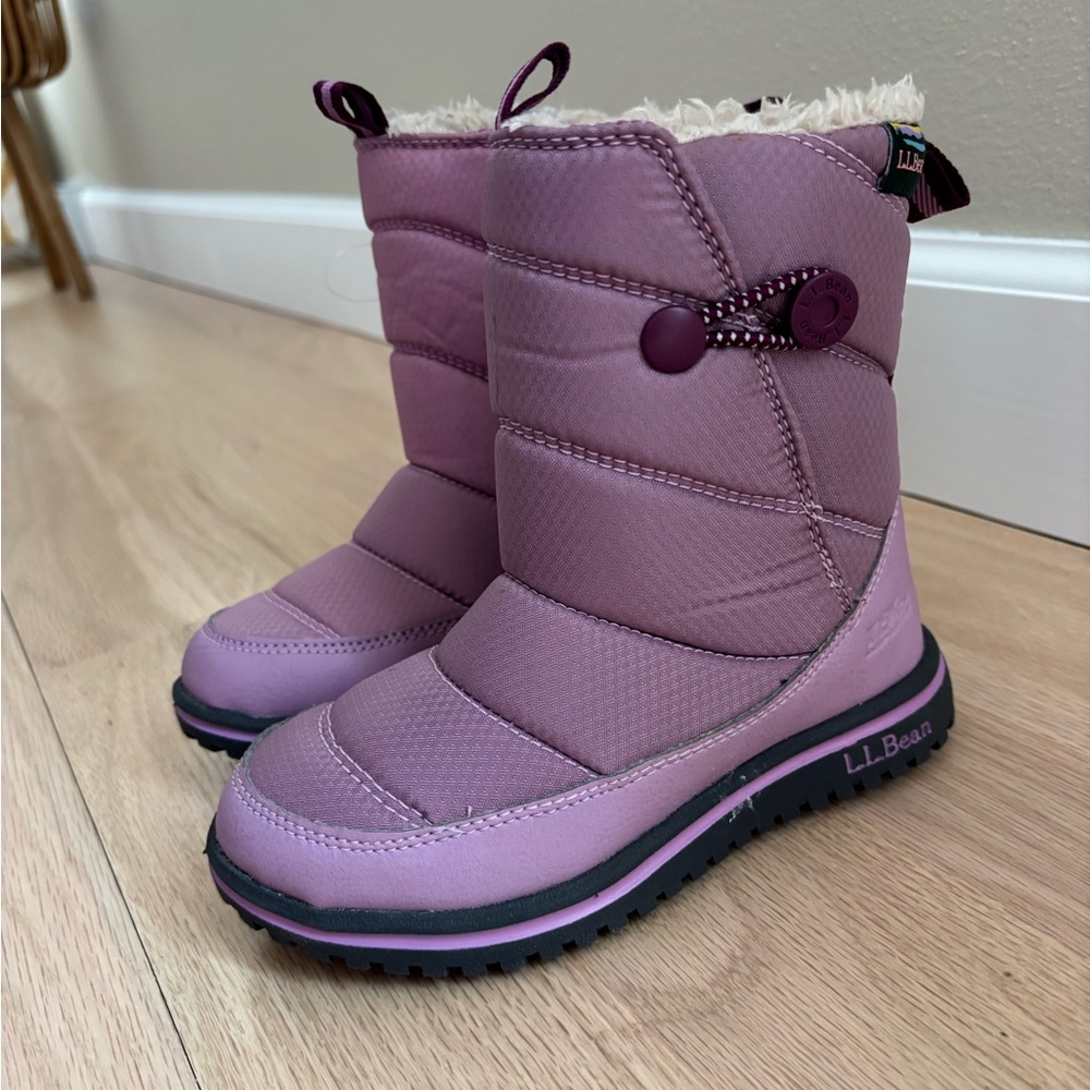 Purple Winter Boots with Plush Lining